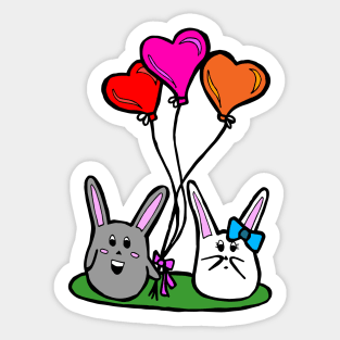 Bunny Love Sticker